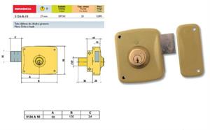 Cerradura sobreponer 5124 A/10 Derecha